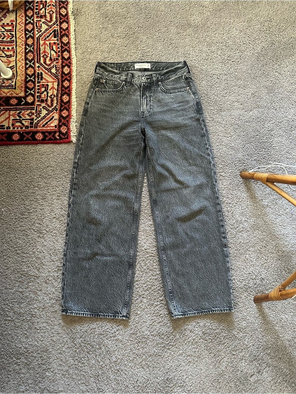 Abercrombie Ultra Loose Low Rise Jeans